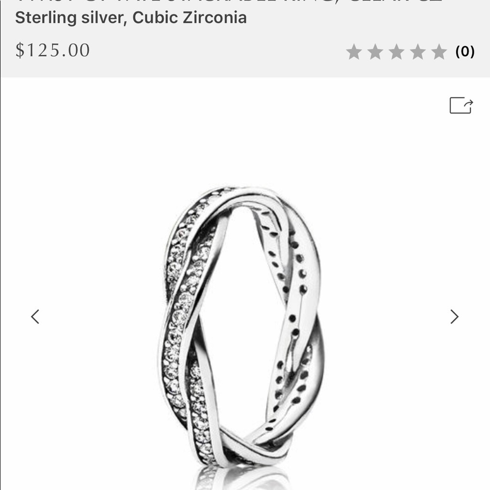 Pandora twist ring